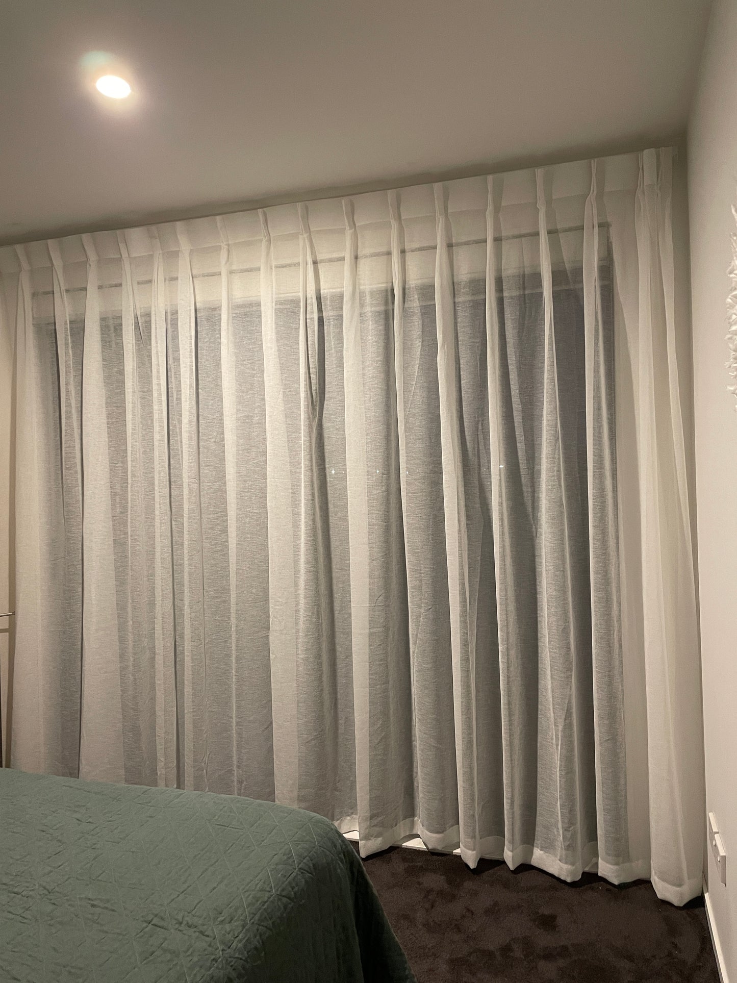 Sheer Curtain Ivory - Custom made - CMSC-0015