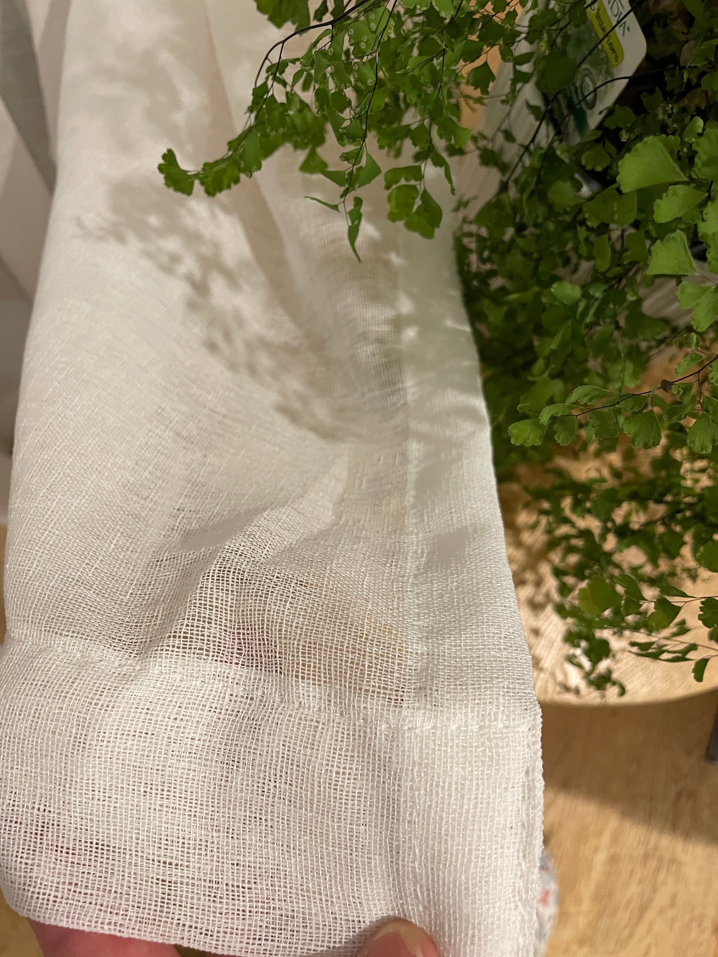 Sheer Curtain Ivory - Custom made - CMSC-0015
