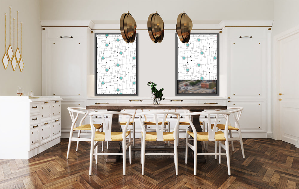 Modern Roller Blinds in design - with printing patterns - CMBR - 0001