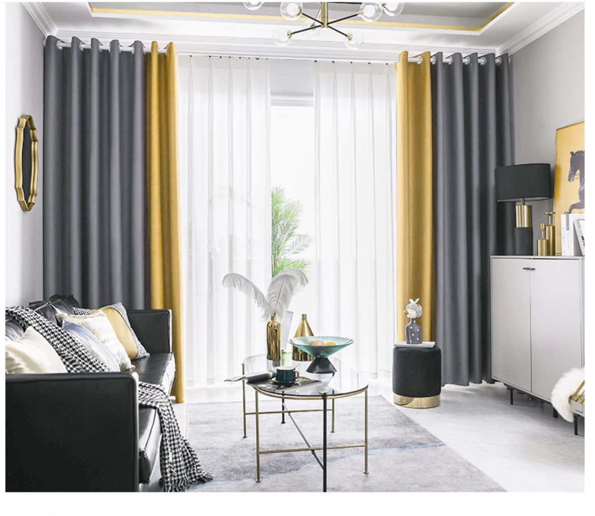 Custom made blockout curtains - RM-0005-Dual