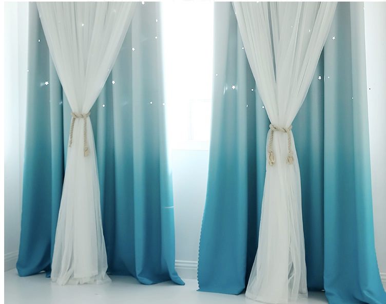 New Custom made curtains - Lucky star CM-0014