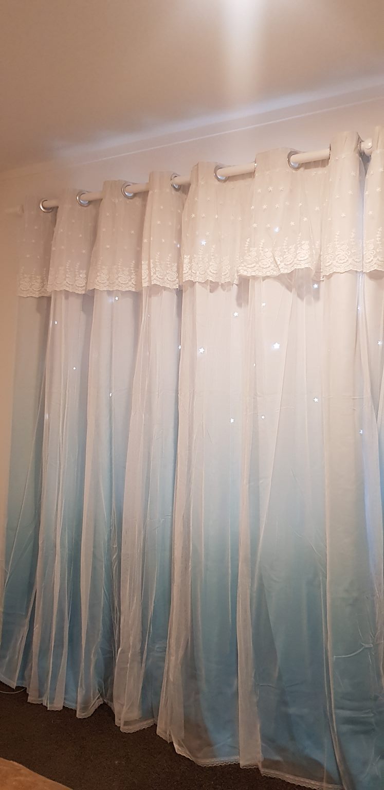 New Custom made curtains - Lucky star CM-0014