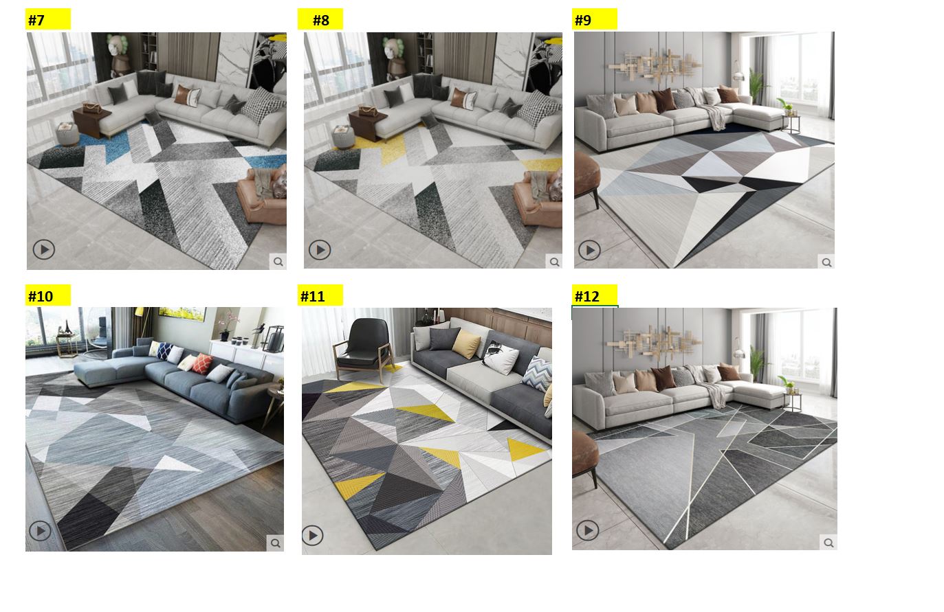 Custom made floor rugs - CMFR-0002
