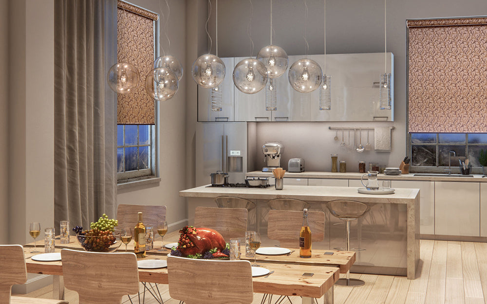 Modern Roller Blinds in design - with printing patterns - CMBR - 0001