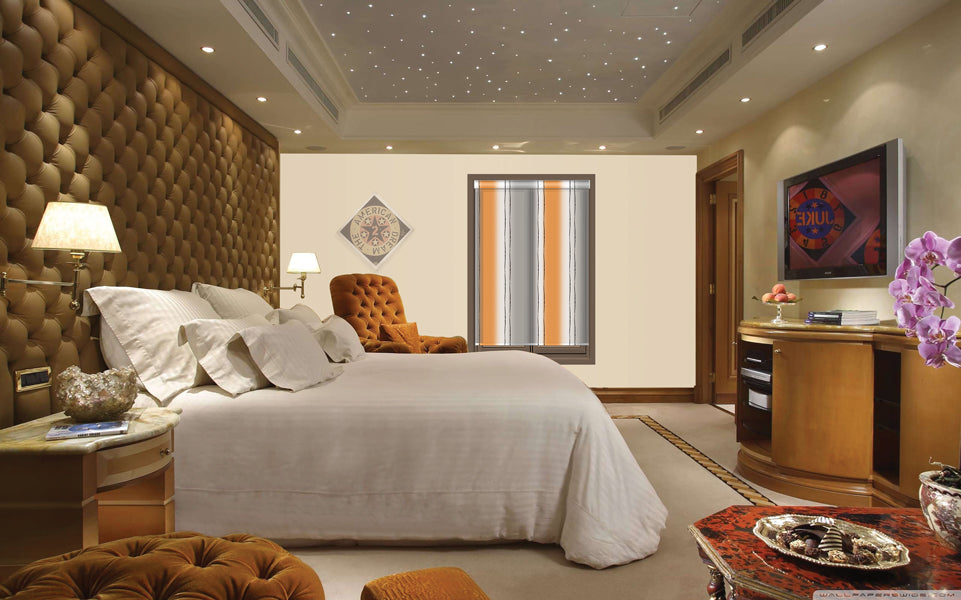 Modern Roller Blinds in design - with printing patterns - CMBR - 0001