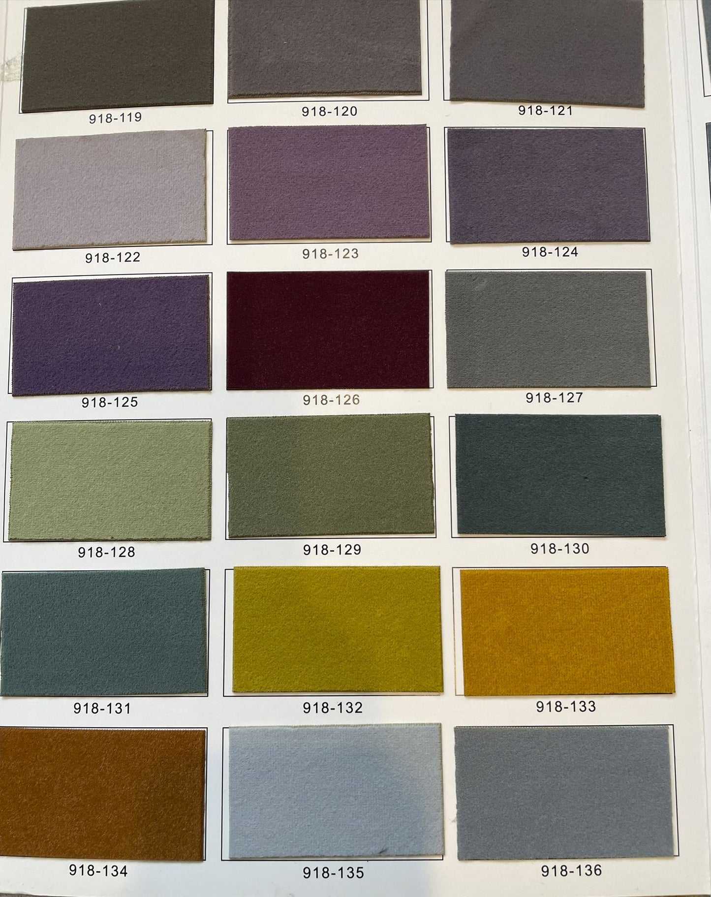 Velvet blockout curtains - colour options