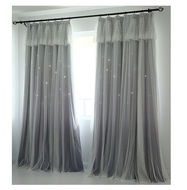 New Custom made curtains - Lucky star CM-0014