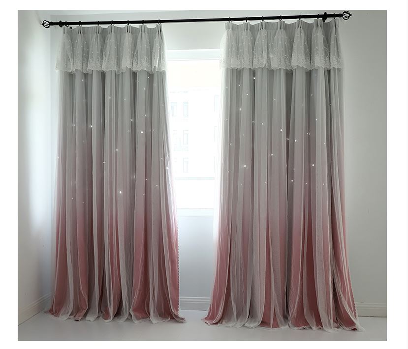New Custom made curtains - Lucky star CM-0014
