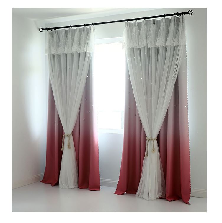 New Custom made curtains - Lucky star CM-0014
