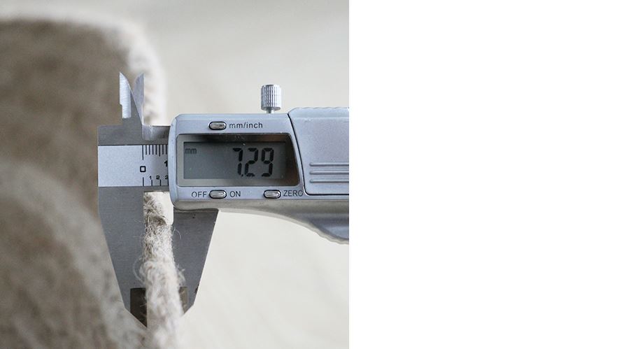 Modern handwoven natural jute round floor rugs - RMFR-0005