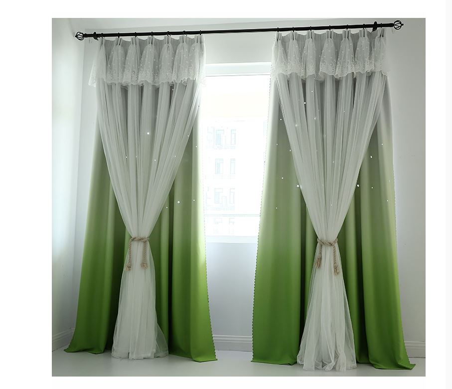 New Custom made curtains - Lucky star CM-0014