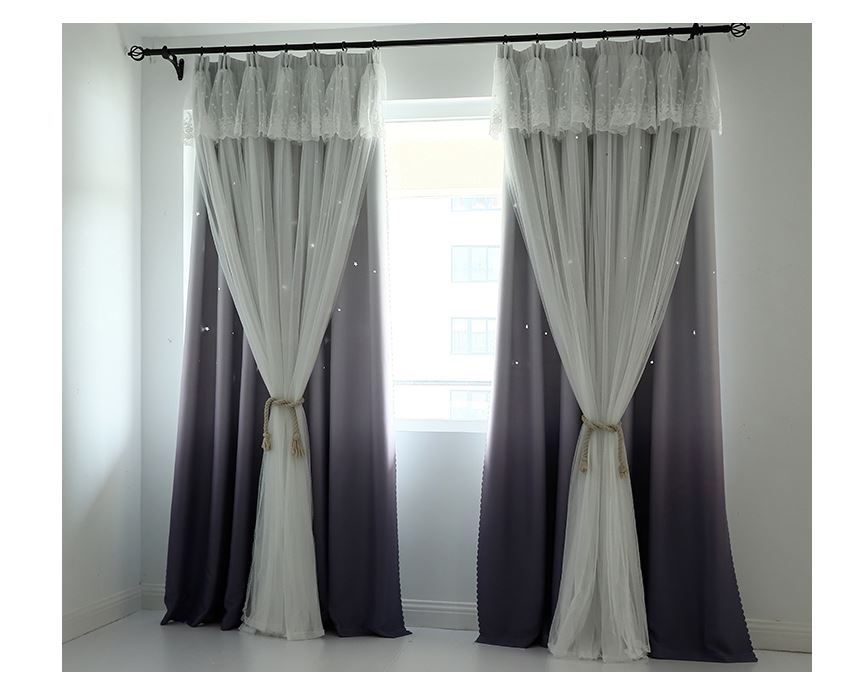 New Custom made curtains - Lucky star CM-0014