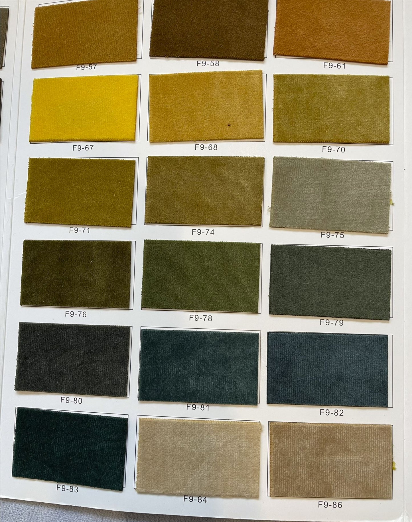 Velvet blockout curtains - colour options