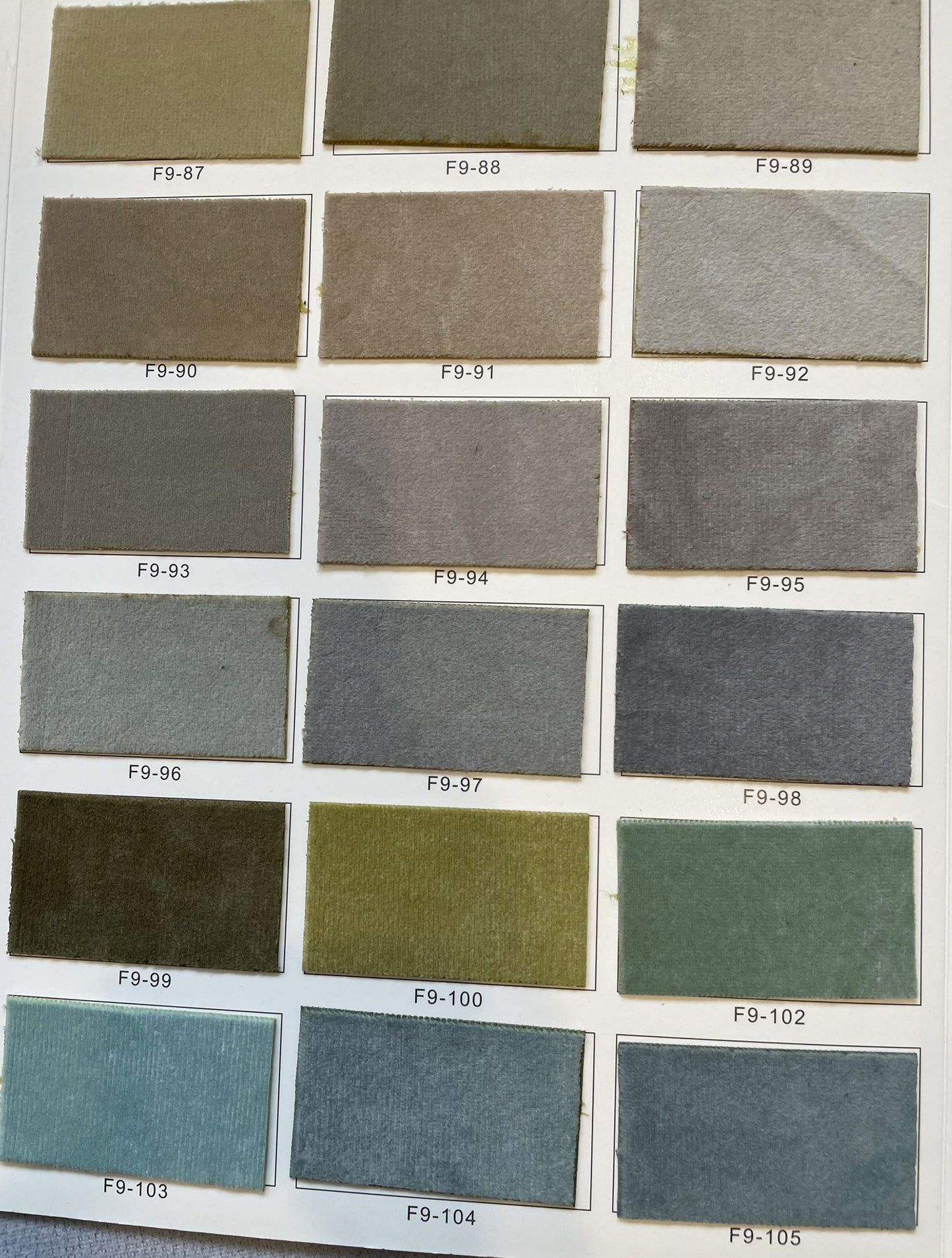 Velvet blockout curtains - colour options