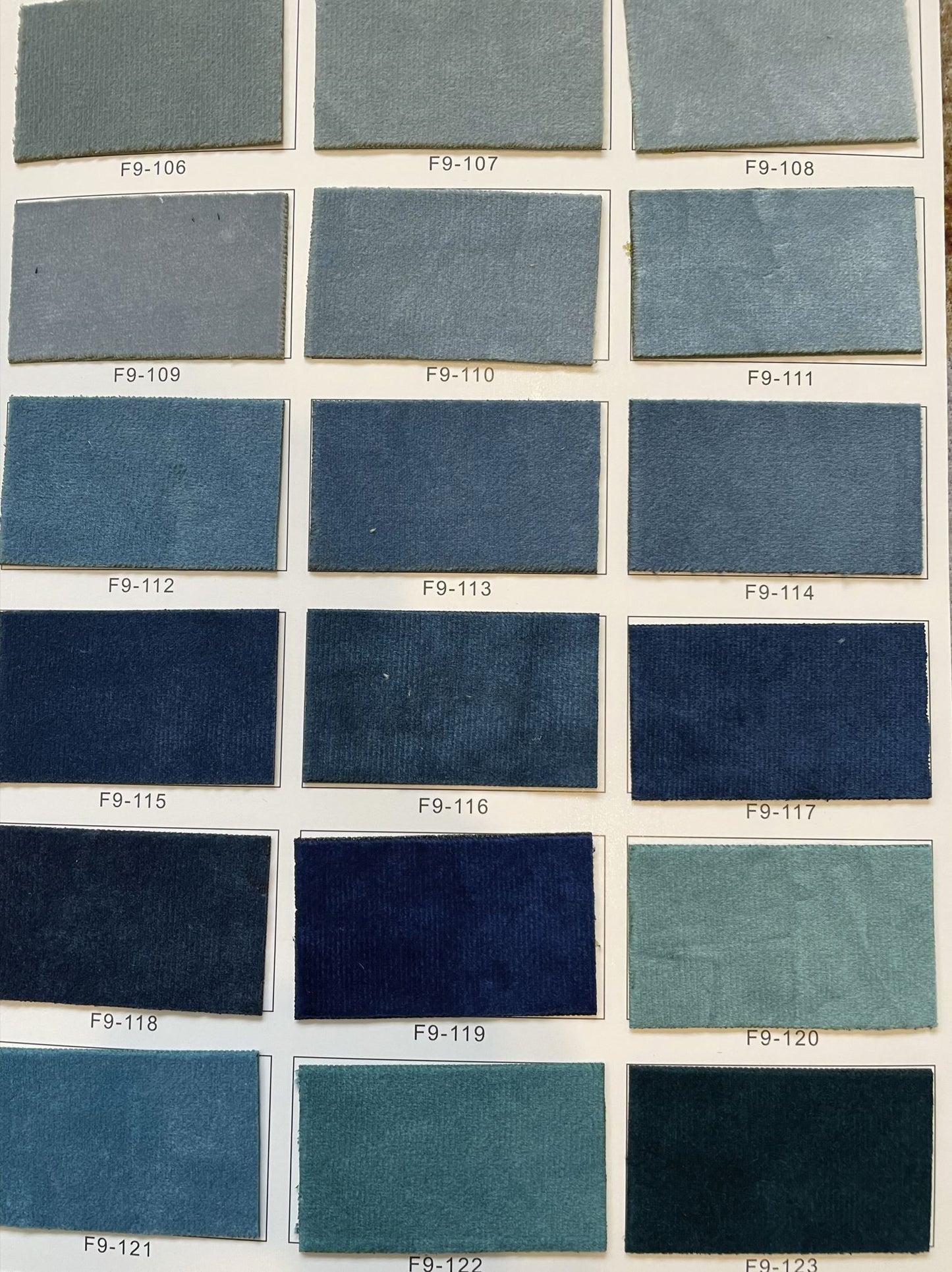 Velvet blockout curtains - colour options