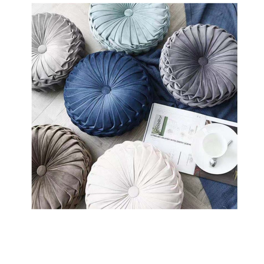 Velvet round filled cushion - Super comfy RMFC-0002