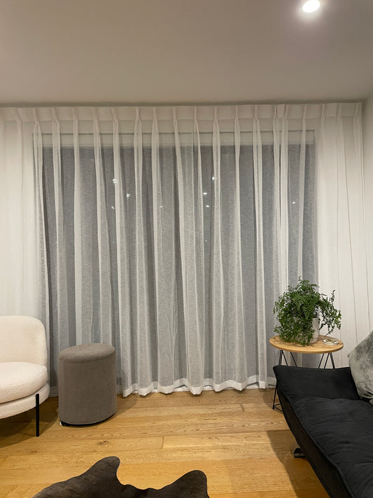 Sheer Curtain Ivory - Custom made - CMSC-0015