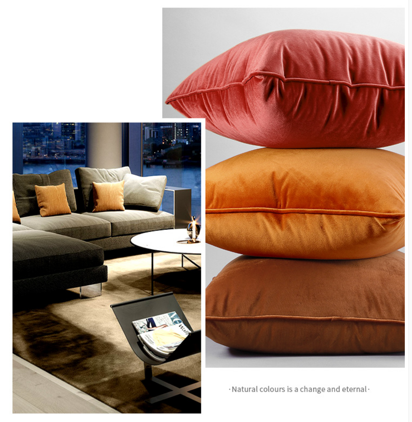 Super soft velvet cushion cover - CMCC-0001