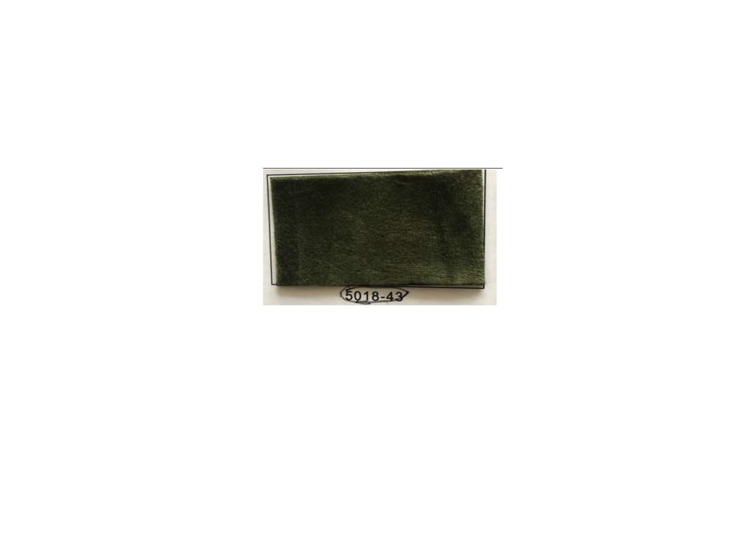 Olive green velvet blockout curtains - Custom made - CM-0023