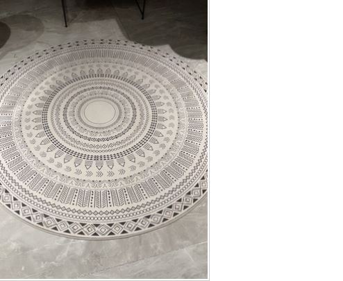 Modern elegant Round floor rugs Anti-Slip - RMFR-0002
