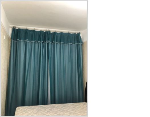 New Blockout curtains Dark blue - Custom made - CM-0015 Ins style