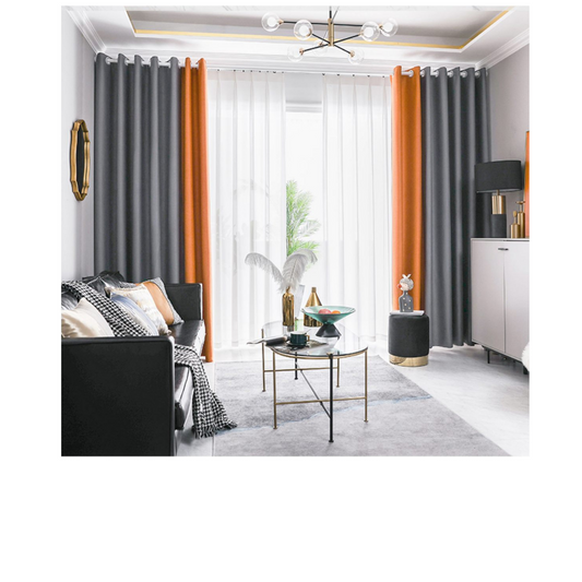 Custom made blockout curtains - RM-0005-Dual